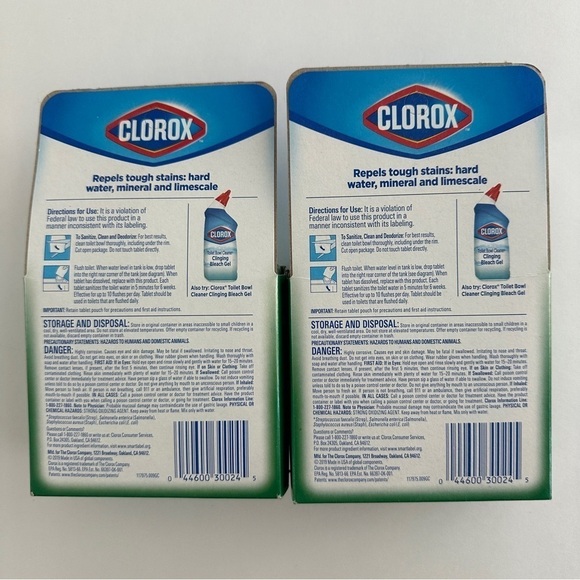 NWT Clorox Bleach Tablets, 2 boxes, 4 Tabs total - Picture 3 of 7